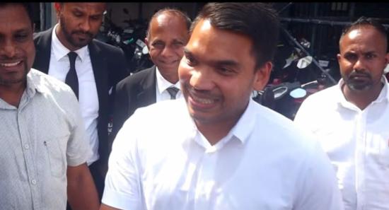 Namal Rajapaksa leaves FCID after 5 hours.